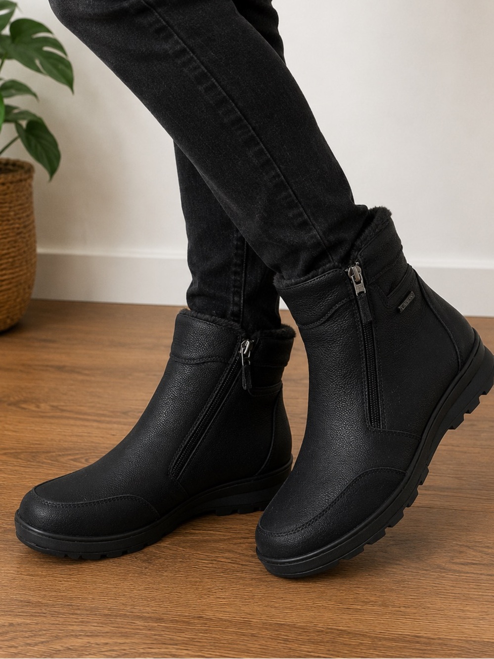 Thinsulate Black Winter Ankle Boots Women’s Size 11 Waterproof